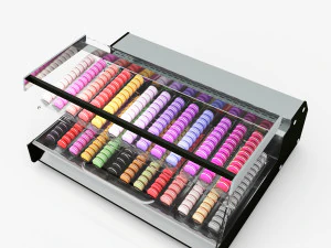 Macarons Display LB16 3D Model