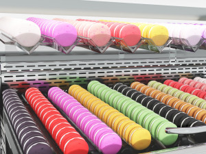 Macarons Display LB16 3D Модель