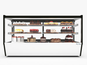 Cakes Display LB17 Model 3D