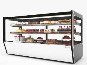 Cakes Display LB17 Model 3D