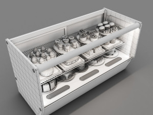 Cakes Display LB17 Model 3D