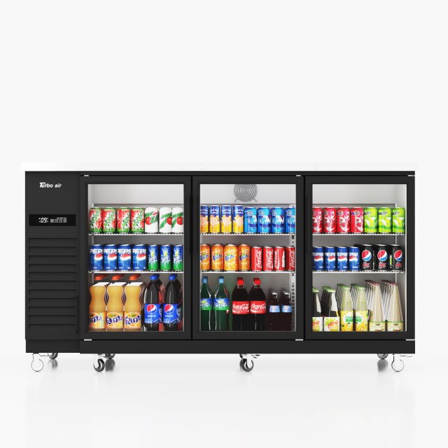 Soft drink Display LB18 Model 3D .c4d .max .obj .3ds .fbx .stl .blend 
