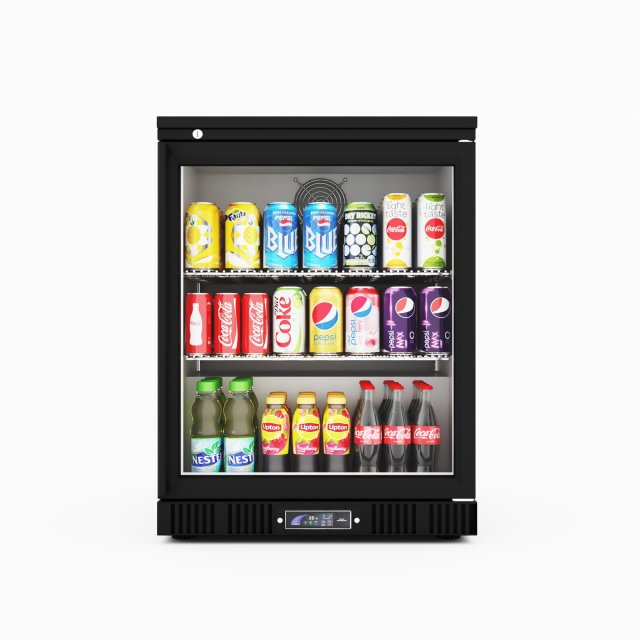 Soft drink Display LB19 3D Модель .c4d .max .obj .3ds .fbx .stl .blend 
