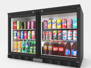 Soft drink Display LB20 3D Model