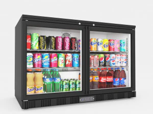 Дисплей безалкогольних напоїв LB20 3D Модель