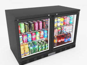 Дисплей безалкогольних напоїв LB20 3D Модель