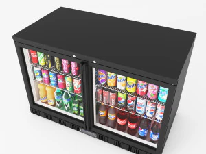 Дисплей безалкогольних напоїв LB20 3D Модель