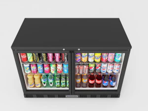 Дисплей безалкогольних напоїв LB20 3D Модель