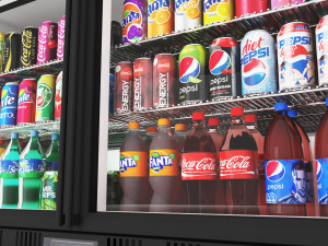 Soft drink Display LB20 3D Model