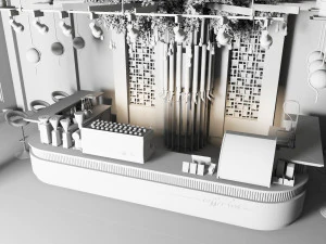 Coffee Bar CB11 3D Model