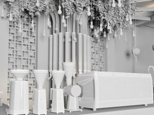 Coffee Bar CB11 3D Model