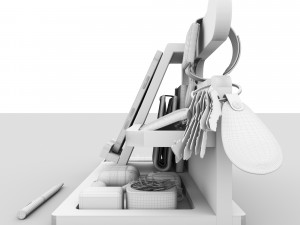 Docking Stationery DS4 Model 3D