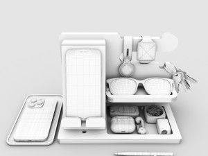 Docking Stationery DS4 Model 3D