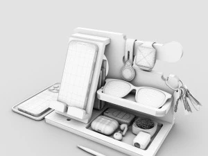 Docking Stationery DS4 3D Model