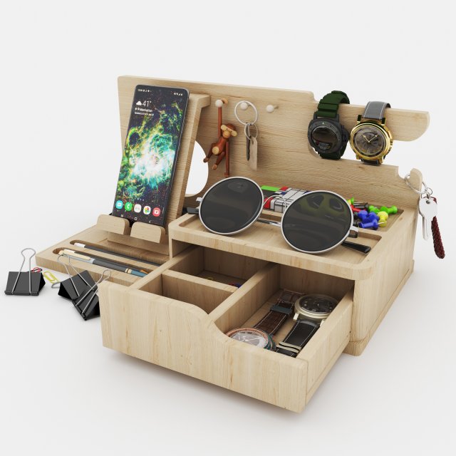 Docking Stationery DS5 3D Model .c4d .max .obj .3ds .fbx .stl .blend 