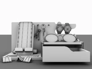 Articoli di cancelleria per ancoraggio DS5 Modello 3D