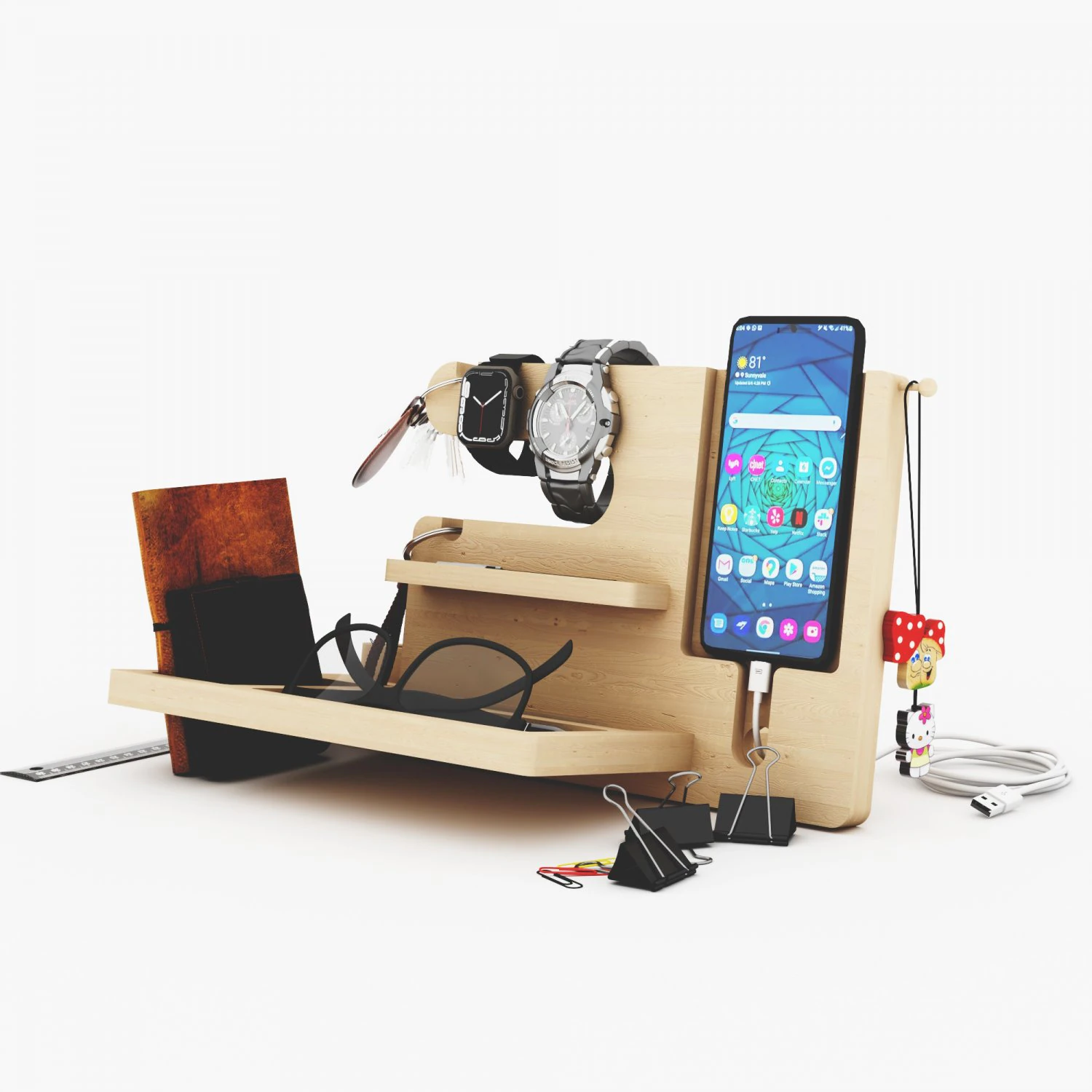 Docking Stationery DS6 3D Model .c4d .max .obj .3ds .fbx .stl .blend 