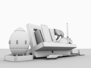 Docking Stationery DS7 3D Model