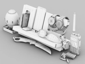Docking Stationery DS7 3D Model