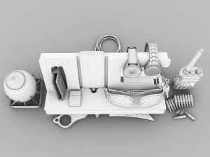 Docking Stationery DS7 3D Model