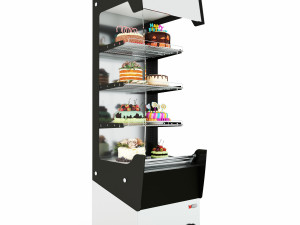 Tart Cake Display Refrigerator LB21 3D Model