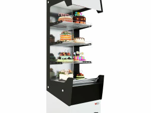 Tart Cake Display Refrigerator LB21 3D Model