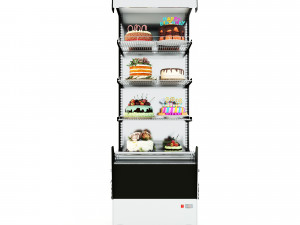 Tart Cake Display Refrigerator LB21 3D Model