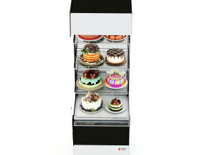 Tart Cake Display Refrigerator LB21 3D Model