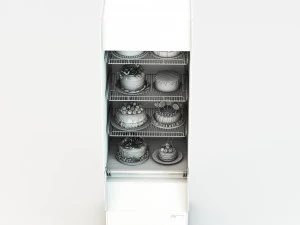 Tart Cake Display Refrigerator LB21 3D Model