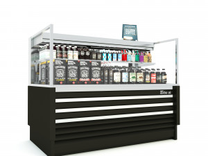 Coffee Drink Display Refrigerator LB23 Model 3D