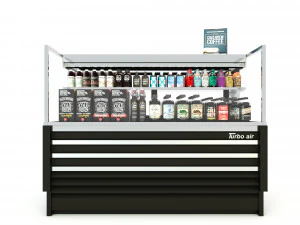 Coffee Drink Display Refrigerator LB23 3D Model