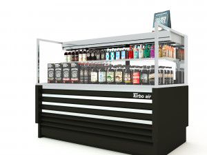 Coffee Drink Display Refrigerator LB23 Modello 3D