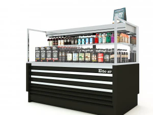 Coffee Drink Display Refrigerator LB23 3D Model