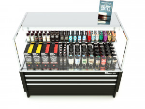 Coffee Drink Display Refrigerator LB23 Modello 3D