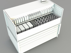 Coffee Drink Display Refrigerator LB23 Modello 3D