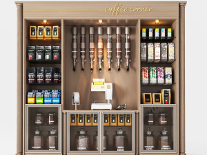 Coffee Corner Display CC1 Model 3D