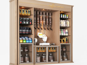 Coffee Corner Display CC1 3D मॉडल