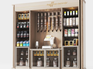 Coffee Corner Display CC1 3D मॉडल