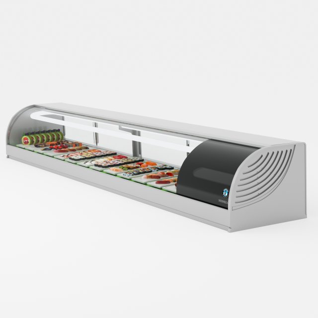 Sushi Display LB24 Model 3D .c4d .max .obj .3ds .fbx .stl .blend 