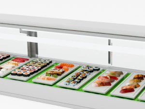 Sushi Display LB24 3D Model