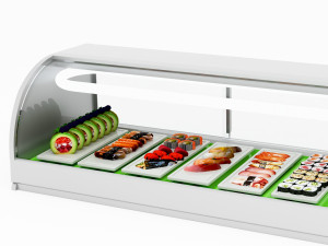Sushi Display LB24 Model 3D