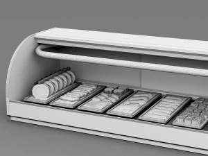 Sushi Display LB24 3D Model