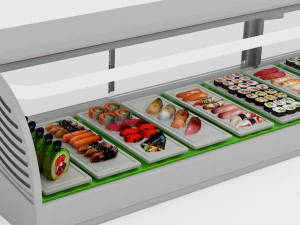 Sushi Display LB24 3D Model