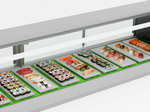 Sushi Display LB24 3D Model