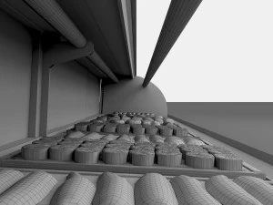 Sushi Display LB24 3D Model
