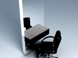 partition desk 3D Model