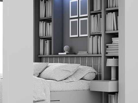 Bunk Bed for Teenager BB2 Modelo 3D
