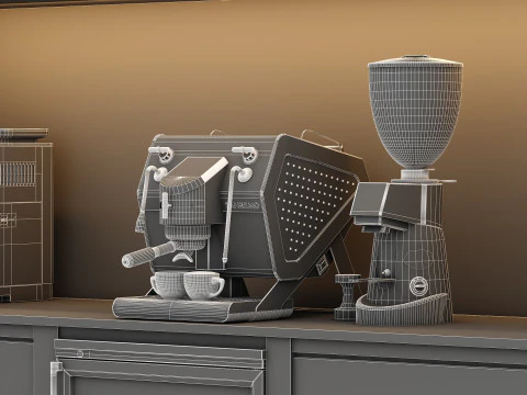 커피코너CC2 3D 모델