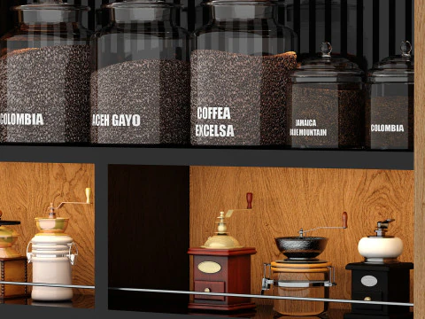 커피코너CC2 3D 모델