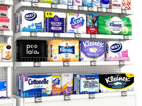 Tissue and Toilet Papers Display LB26 Model 3D